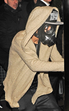 Justin Bieber, Gas Mask Justin Bieber, Gas Mask